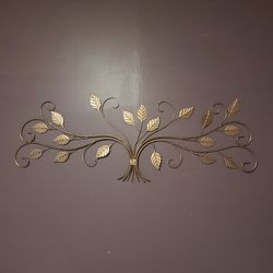 Wall Leaf Metal Sculpture 