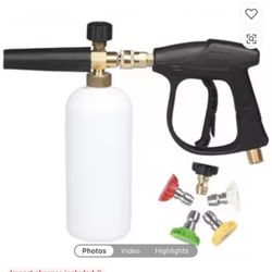 Pressure Washer Gun W/ Foam Canon (New)