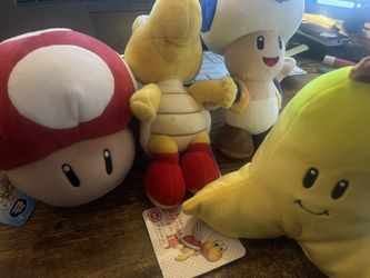 4 New Super Mario All Star Collection stuffies Still Have Tags