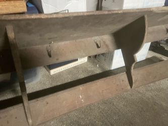 Vintage shelf with hooks