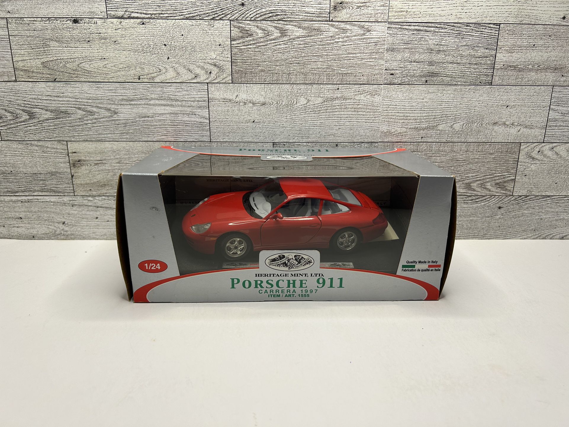 Heritage Mint, LTD Red ‘1997 Porsche 911 Carrera • Die Cast Metal • Made in Italy   