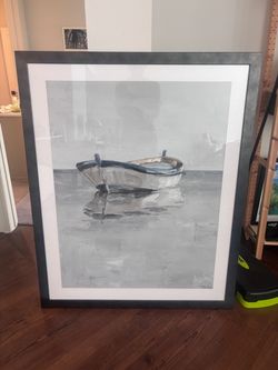 Framed painting