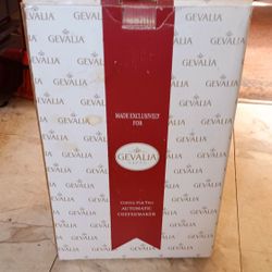 New - Gevalia Coffee Maker For Two - Blk Color
