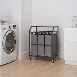 3 Bag laundry Cart