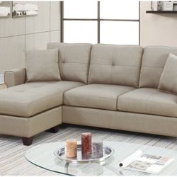 SECSIONAL SOFA BEIGE NEW IN BOX ☎️1714586,2564 ☎️ 1714586,2564 PICK UP PRICE