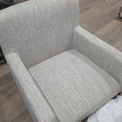 Armga Upholstered 26 inch Counter Stool by Christopher Knight Home - Light Gray/Gray