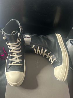 Rick Owens Hollywood High Black Milk Size 10.5US