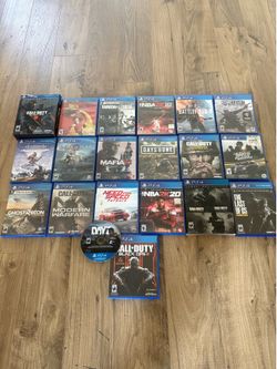 Playstation 4 video games