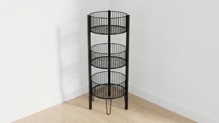 Large and tall 3 layer sturdy  baskets stand