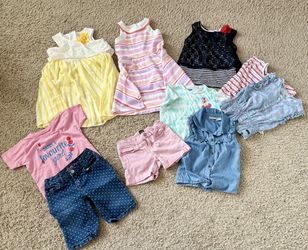 10pc name brand summer wear for girl size 6-7yrs