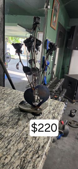 metal roses