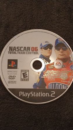 PS2 NASCAR '06 Total Team Control with Jeff Gordon and Jimmy Johnson Disc