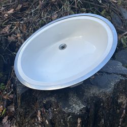 Mid Century Retro Bathroom Sink Basin