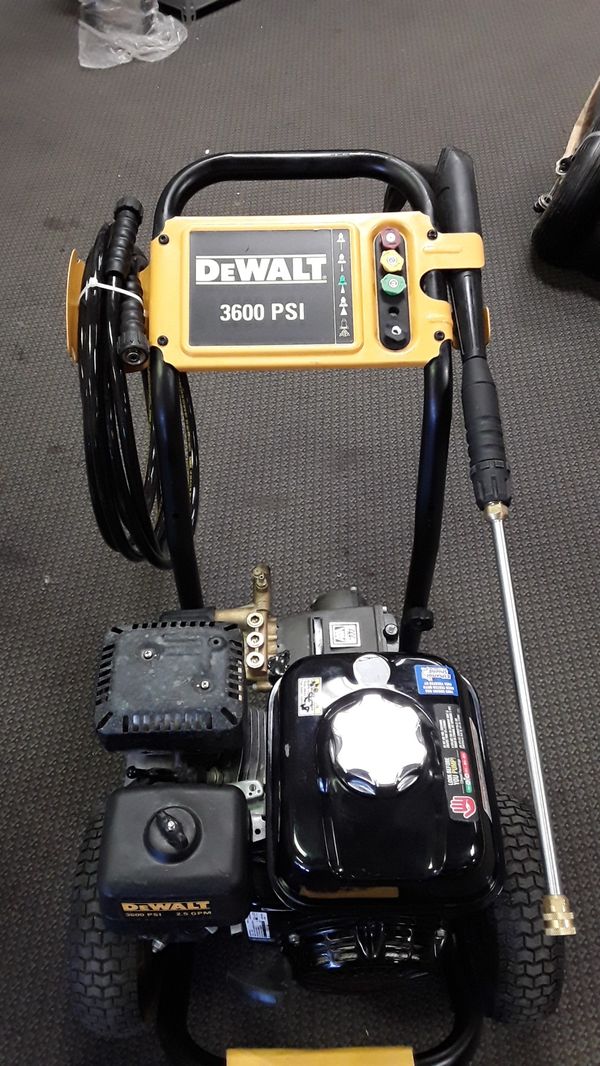 Dewalt 3600 psi 2.5 gpm pressure washer for Sale in Glendale, AZ OfferUp