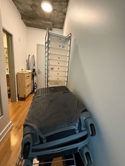 Free storage rolling cart & carryon luggage