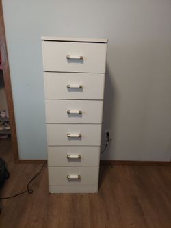 Cute Tall White Dresser
