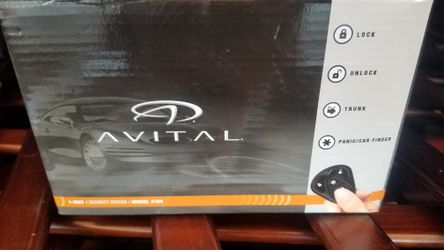 AVITAL BASIC CAR ALARM SYSTEM INSTALLED
