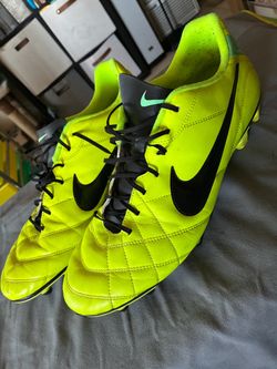 Nike Soccer Cleats Volt Green and Black