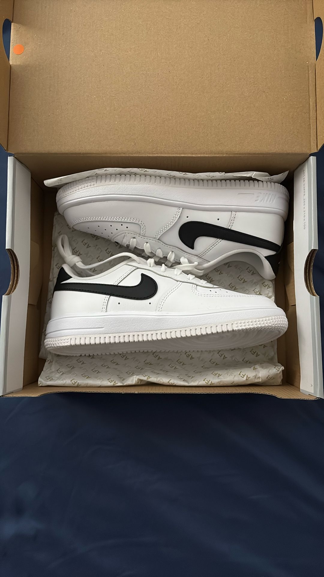 Nike Force 1 Low White/Black (1.5Y)