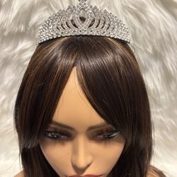 New, Bridal Or Quinccenita Head Piece, Headband, Hair Piece. Tieara 