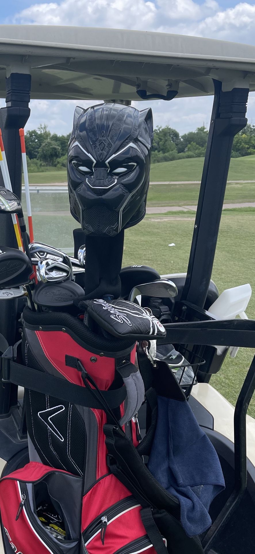 Black Panther Driver Head Cover