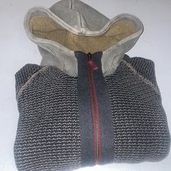 Carbon 2 Cobalt Sweater Mens MediFull Zip Hoodie Think Chunky Jacket gray/green 