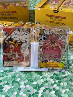 OP-17 Luffy Manga Leader and Charlotte Linlin Manga