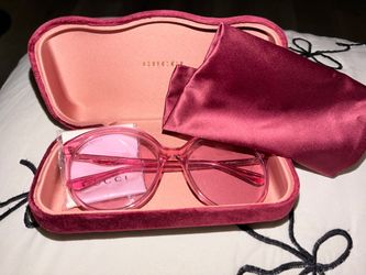 Gucci GG0257S 005 Pink Designer Sunglasses – With Original Case