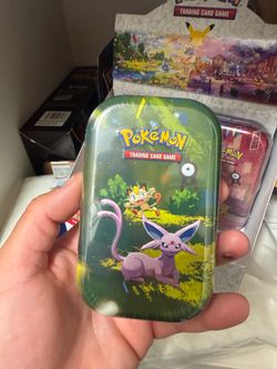 Espeon, Meowth 30th celebration tin