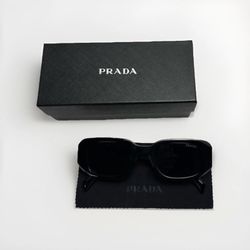 Prada PR 17WS BLACK SUNGLASSES GREY LENSES