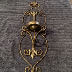 brown candles holder 