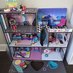 Lol Dollhouse+ Dolls + Accessories + Pet Grooming