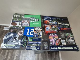 Huge Seattle Seahawks & Super Bowl Memorabilia Collection – Buy All or Individual Items