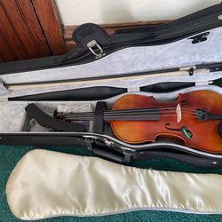 Full Size 4/4 Violin + Accessories
