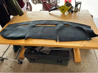 2017 Dodge ram dark gray velour dash mat premium