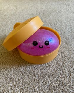 Pink Glitter Dumpling  with Container