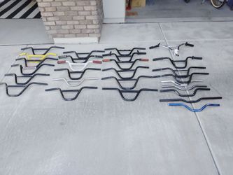 Tons of bmx bars for sale s&m Schwinn dk crupi and other unknown brands 10.00 to 30.00 each