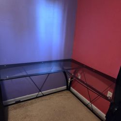 Black Computer Desk(glass)