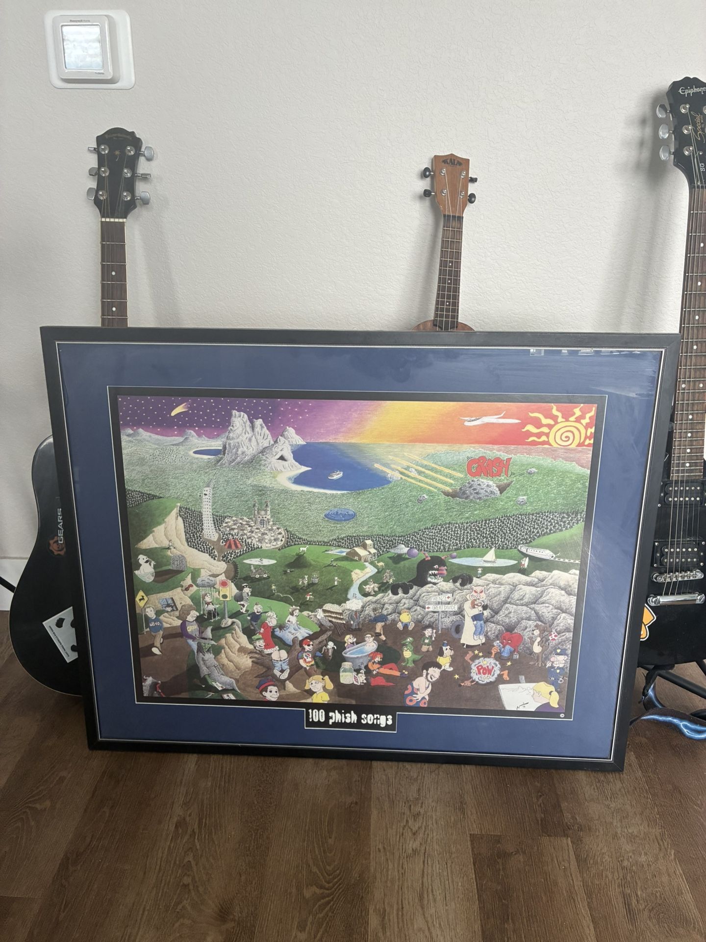 100 Phish Songs Framed Poster