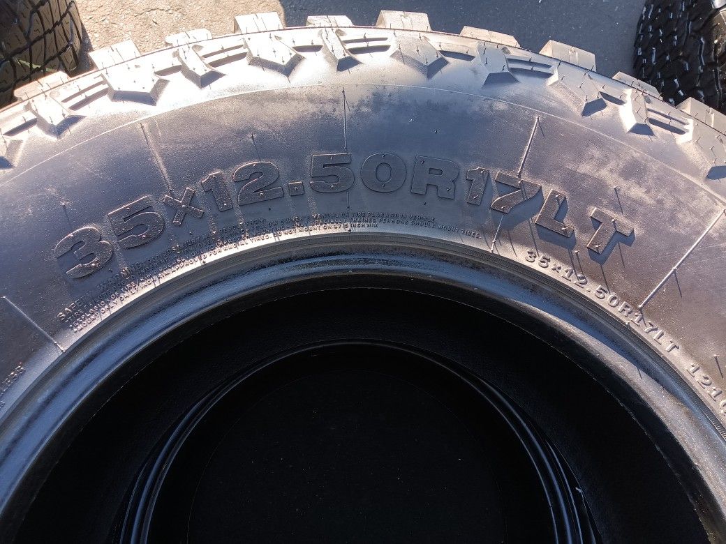 2 Llantas Lt 35 X 12.50 R17 Roadone Cavalry