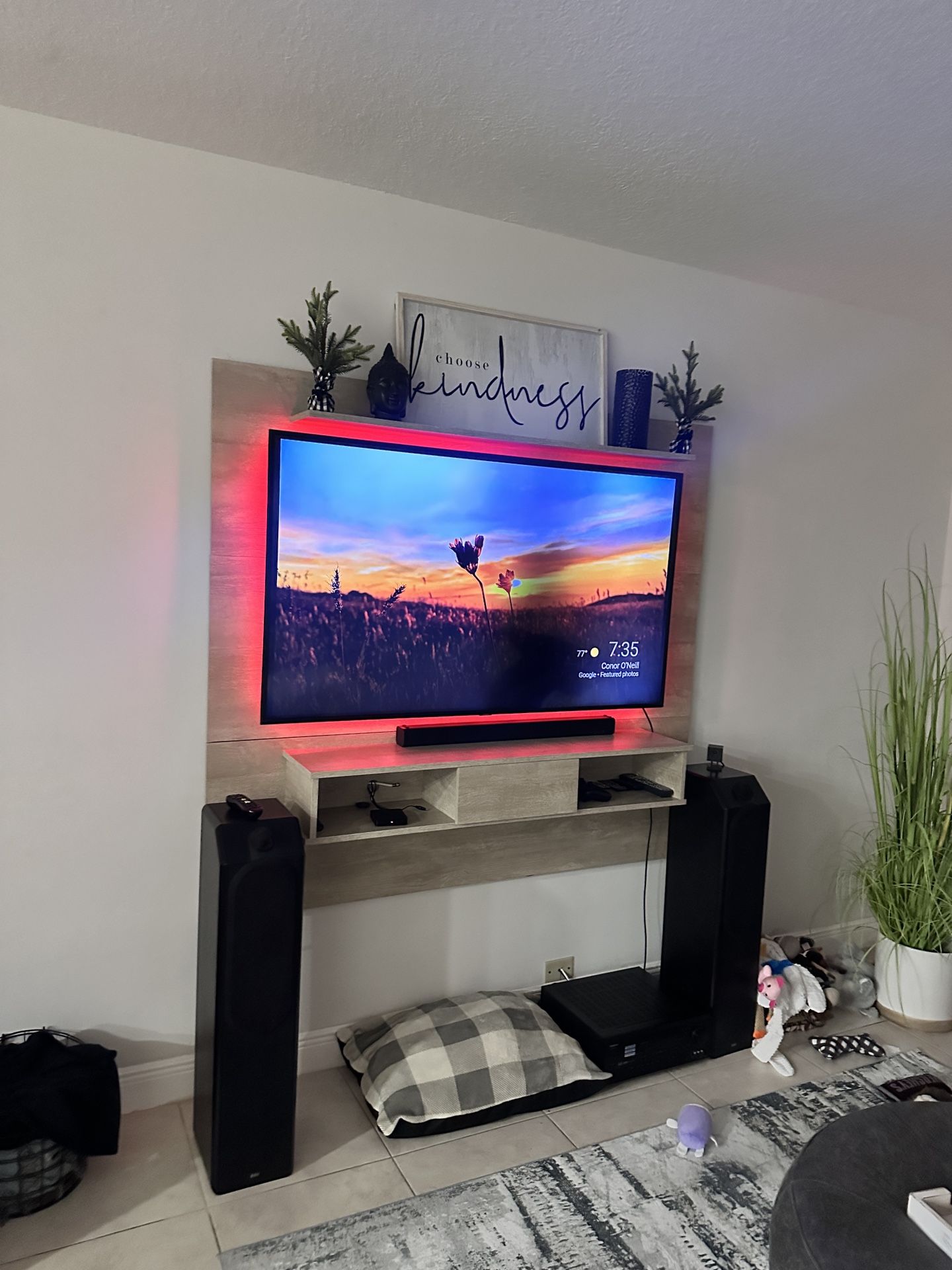 Hawkinsville 2- Shelf Floating Entertainment Center For Tvs Up To 70 Inches