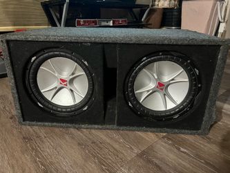 2 12’ inch Subs and  box