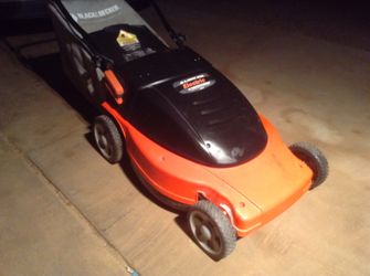 Black and decker electric mower