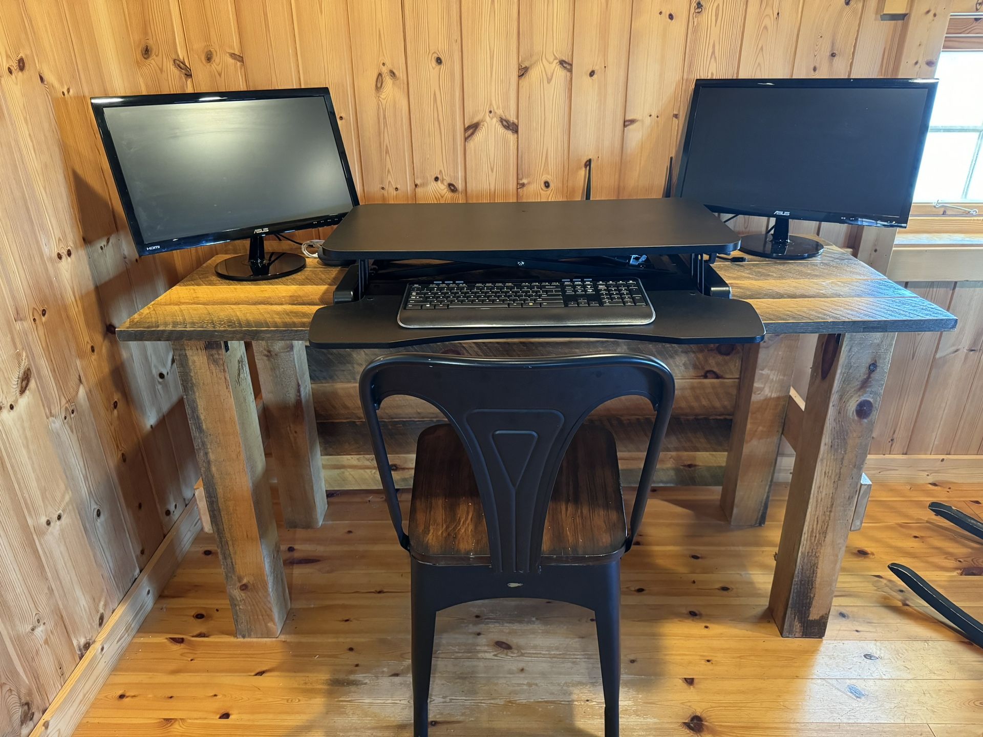 Desk - Custom Built-Rough Sawn