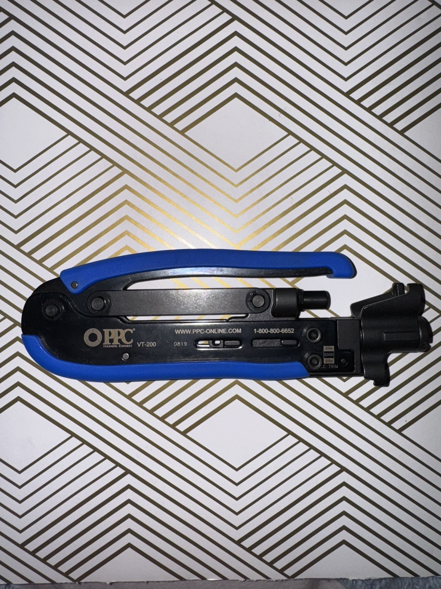 PPC VT-200 Universal Coaxial Compression Tool Coax Cable Crimper