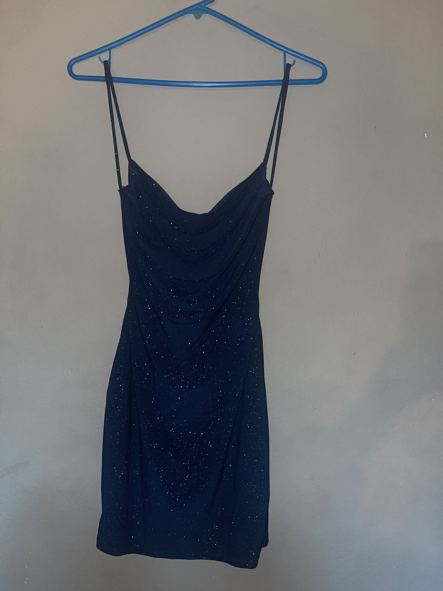 Navy Blue Spaghetti Strap Dress- Small, NWT!