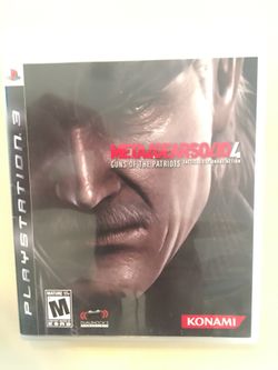 Sony PlayStation ps3 metal gear solid 4