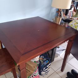 High Top  Mahogany Dinner Table 