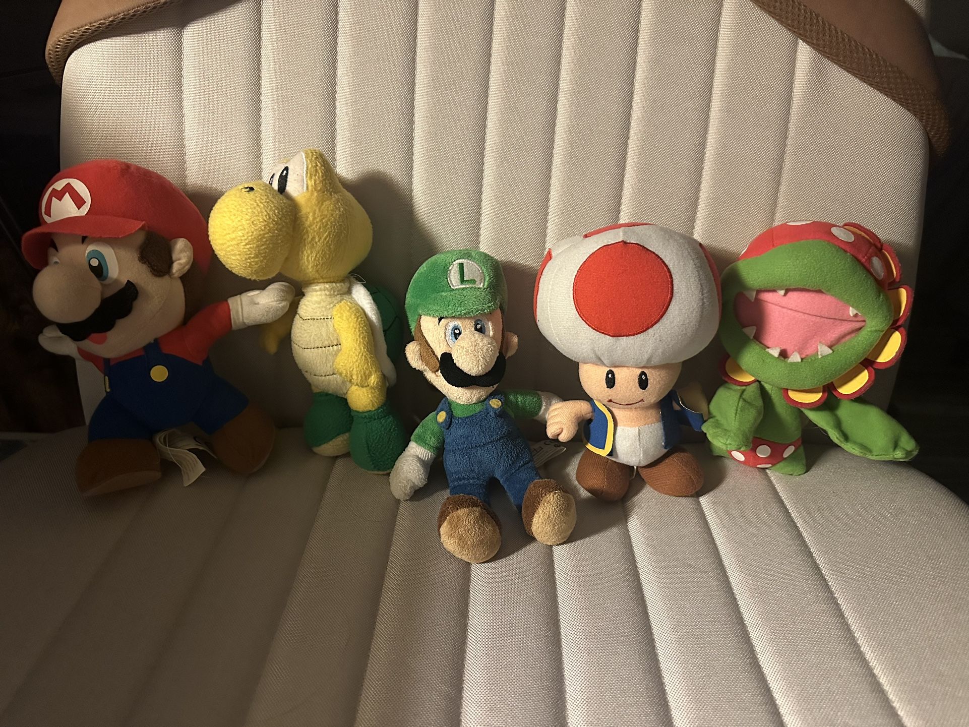 Super Mario Plushies