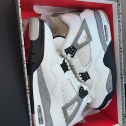 Jordan 4s white Cement 9.5M